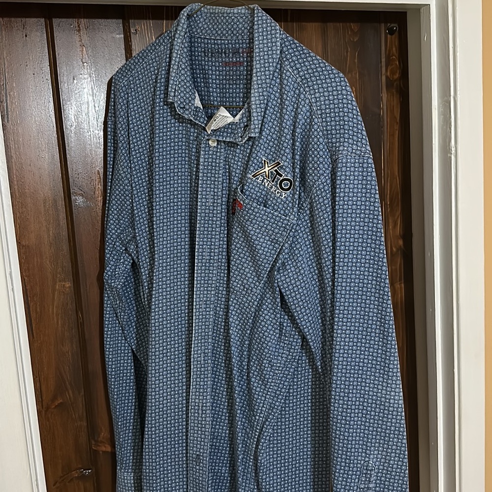 Cinch FR long sleeve button down
